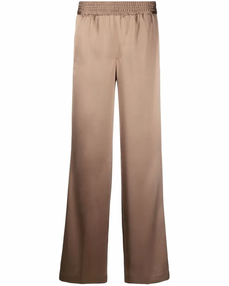 PT TORINO Weite Hose mit Stretchbund - Braun Braun