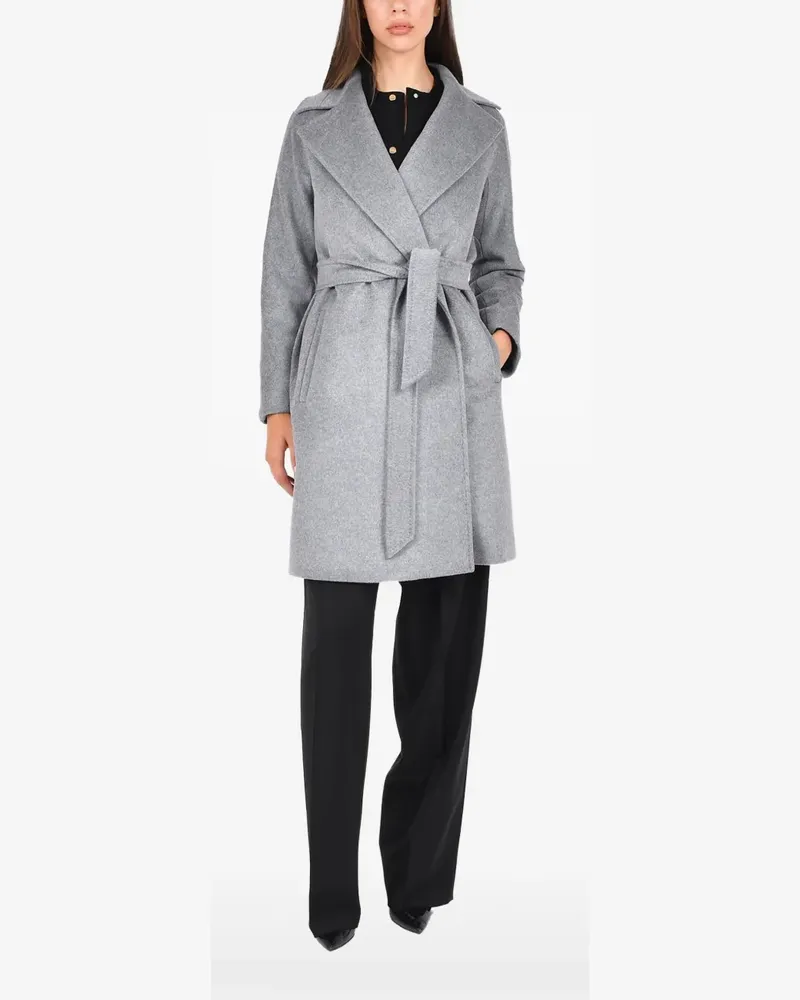 Max Mara Ajaccio belted coat - Grau Grau