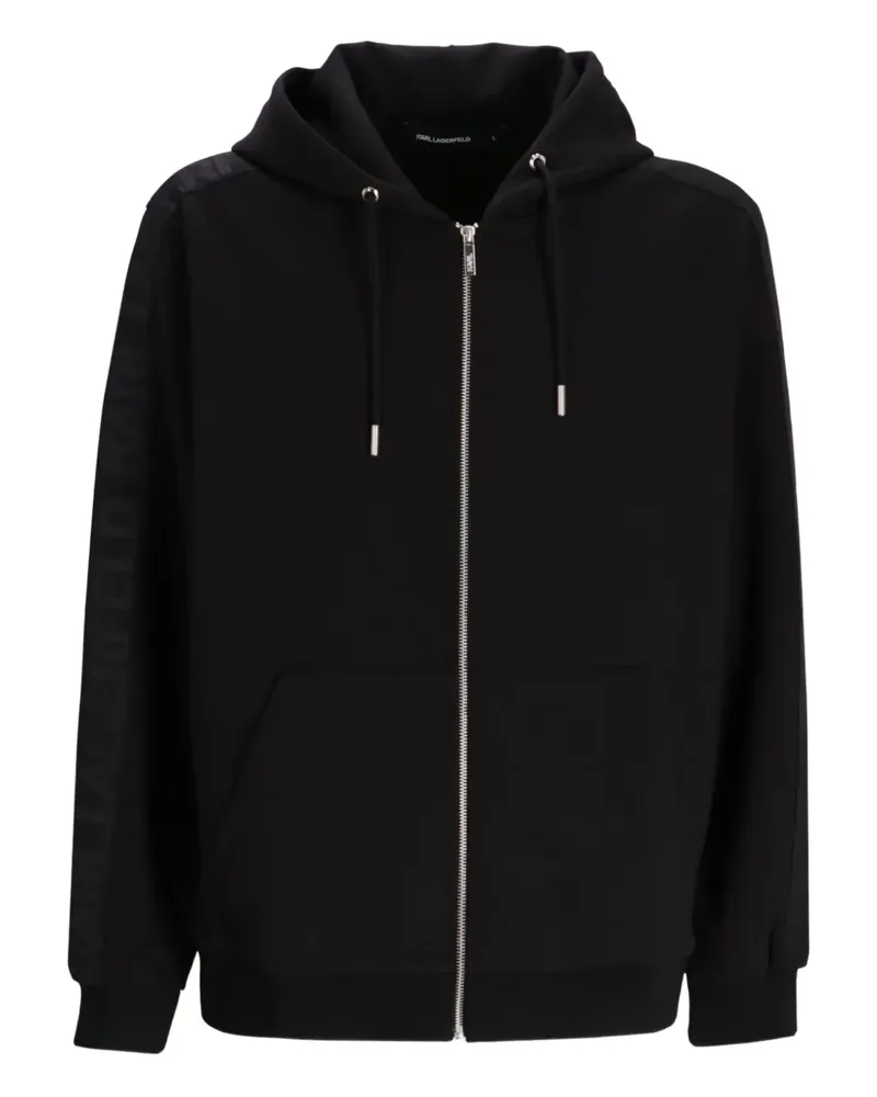 Karl Lagerfeld Kapuzenjacke mit Logo - Schwarz Schwarz