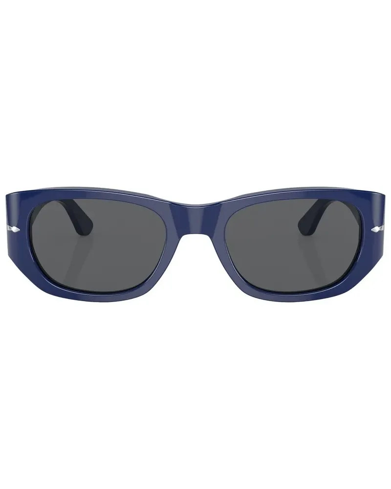 Persol Sonnenbrille mit eckigem Gestell - Blau Blau