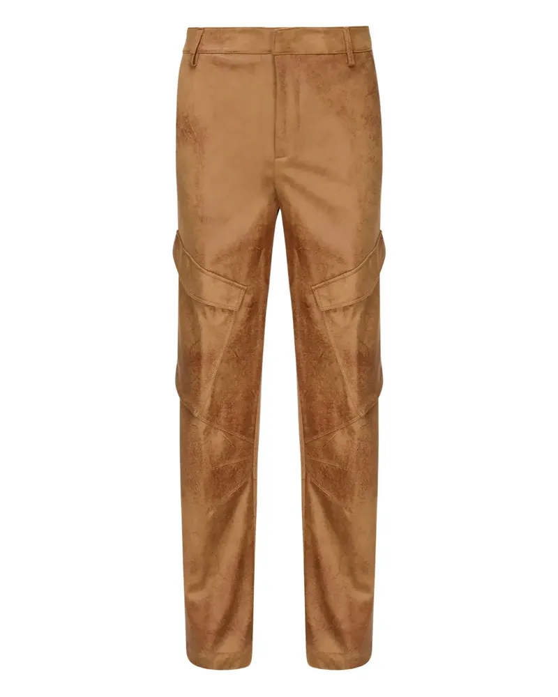 Dondup Cargohose mit Klappentasche - Braun Braun