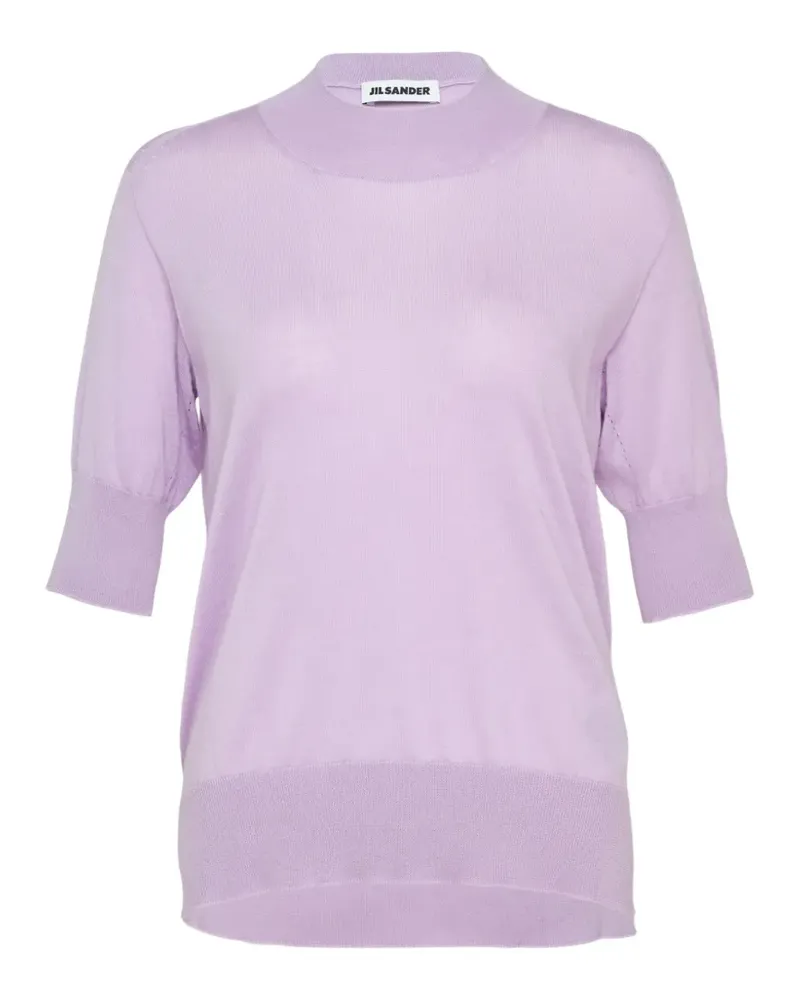 Jil Sander mock-neck cashmere top - Violett Violett
