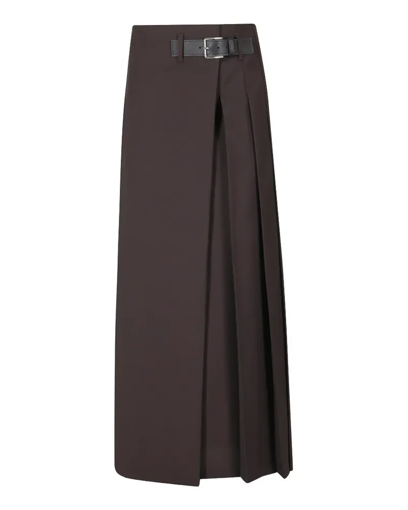 Department 5 Gilles kilt-style maxi skirt - Braun Braun