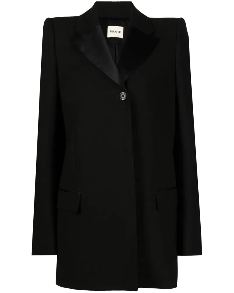 KHAITE Einreihiger Blazer - Schwarz Schwarz