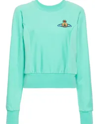 Vivienne Westwood Sweatshirt mit Logo-Stickerei Grün