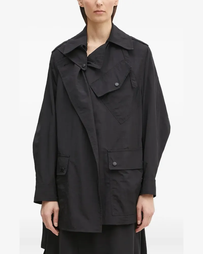 Kenzo Trenchcoat mit Gürtel - Schwarz Schwarz