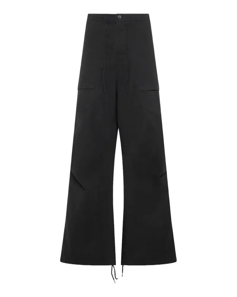Entire Studios Barren Hose mit weitem Bein - Schwarz Schwarz