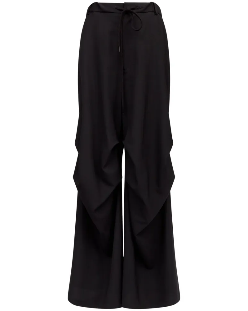 Maison Margiela Ausgestellte Hose - Schwarz Schwarz