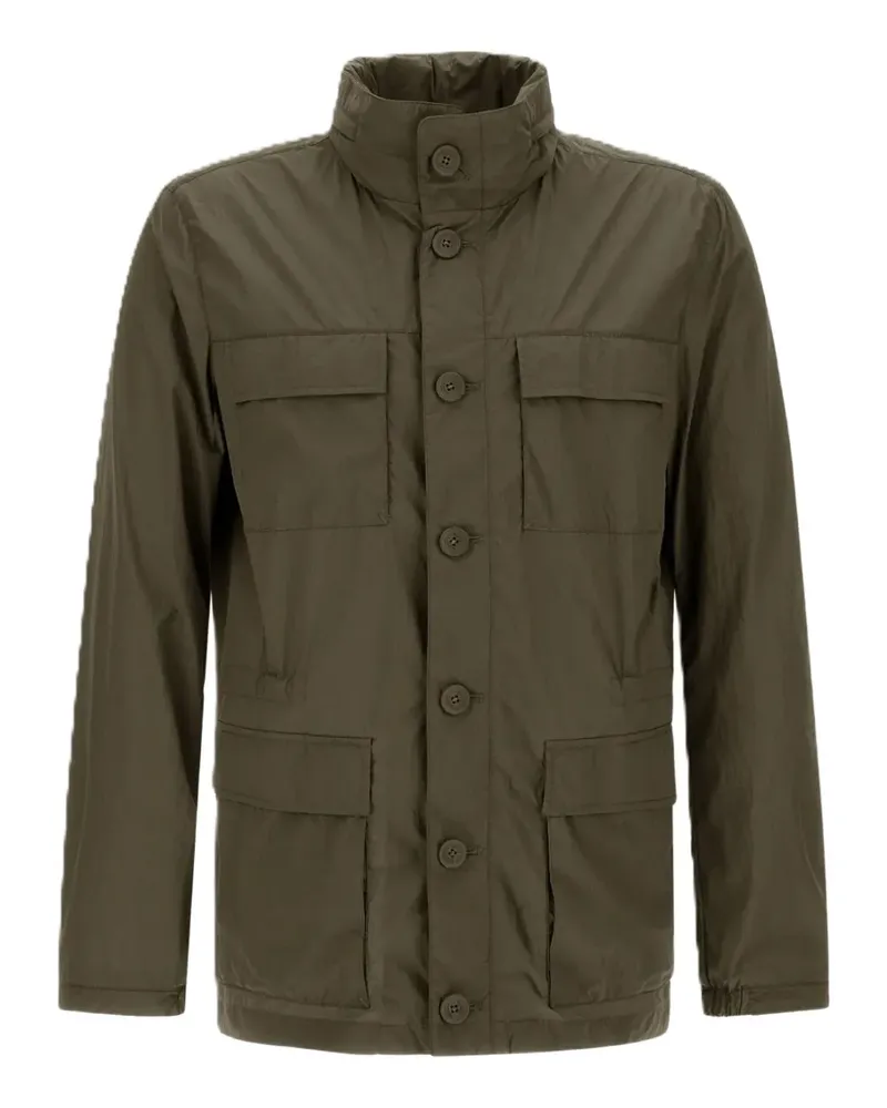 Herno Jacke mit Knopfleiste - Grün Grün