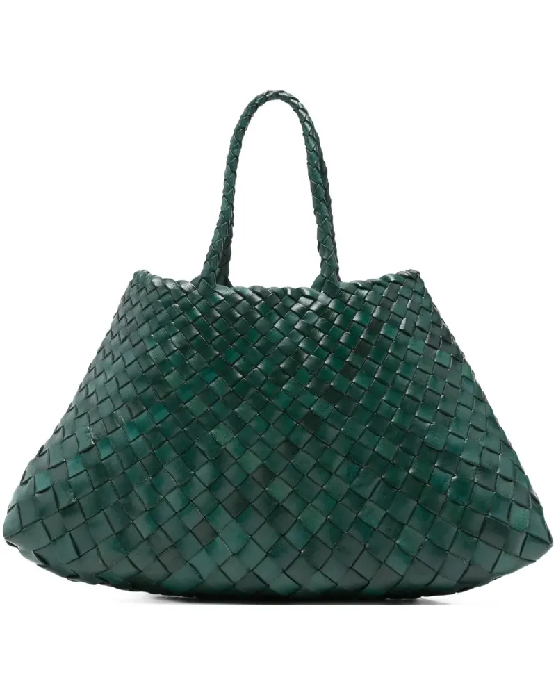 Dragon Geflochtene Schultertasche - Grün Grün