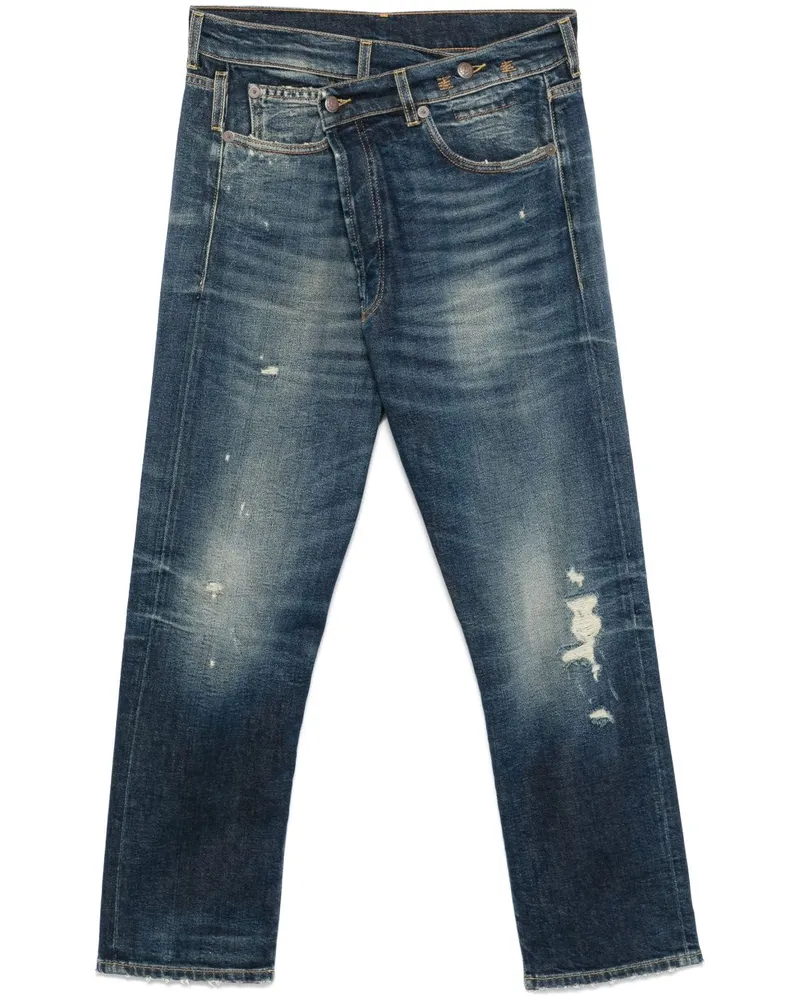 R13 Crossover Jeans - Blau Blau