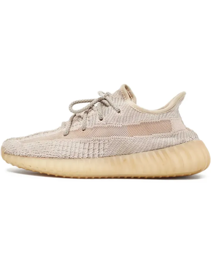 adidas Pre-owned Boost 350 V2 Strick-Sneakers - Grau Grau