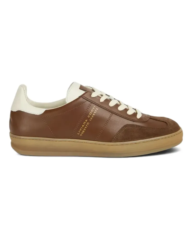 Liviana Conti Tina leather sneakers - Braun Braun