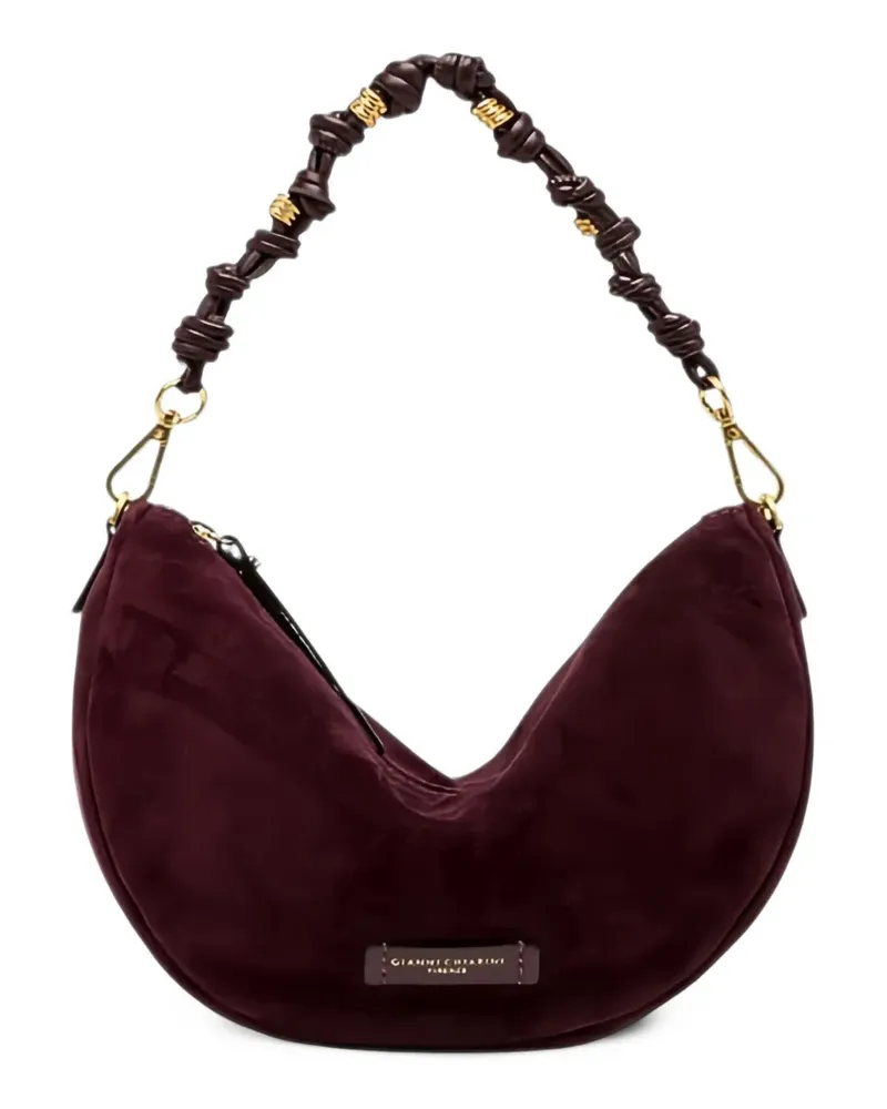 Gianni Chiarini Kleine Cleo Schultertasche mit Knotendetail - Rot Rot