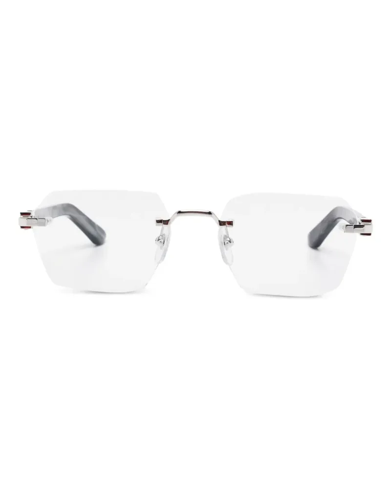 Cartier rectangle-frame glasses - Grau Grau