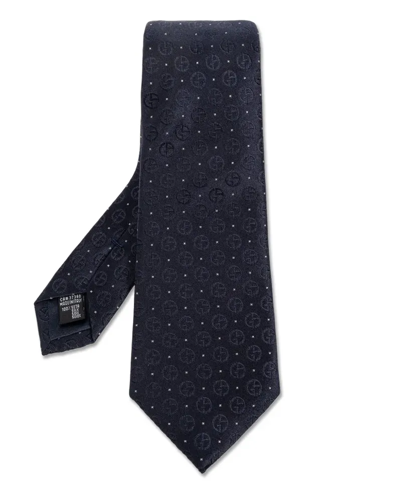 Giorgio Armani Krawatte aus Seide - Blau Blau