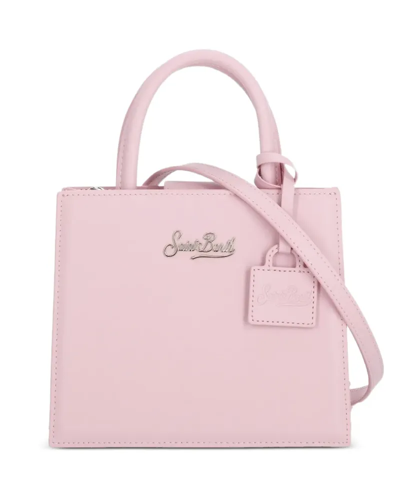 MC2 Saint Barth mini Shop Bag leather tote bag - Rosa Rosa