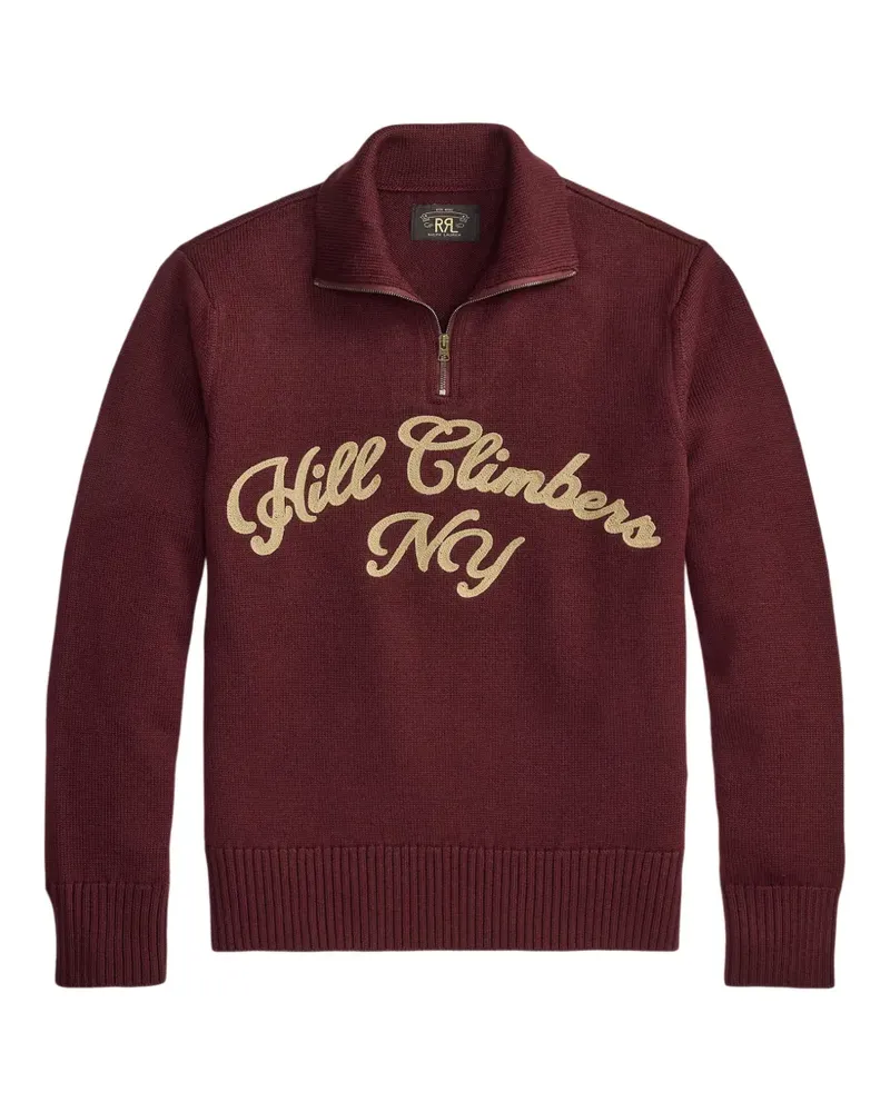 Ralph Lauren Pullover mit kurzem Reißverschluss - Rot Rot