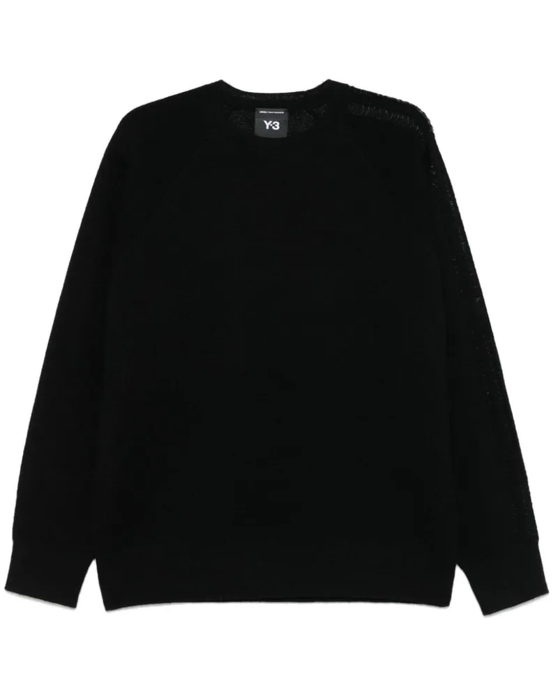 Y-3 Pullover mit Rundhalsausschnitt - Schwarz Schwarz