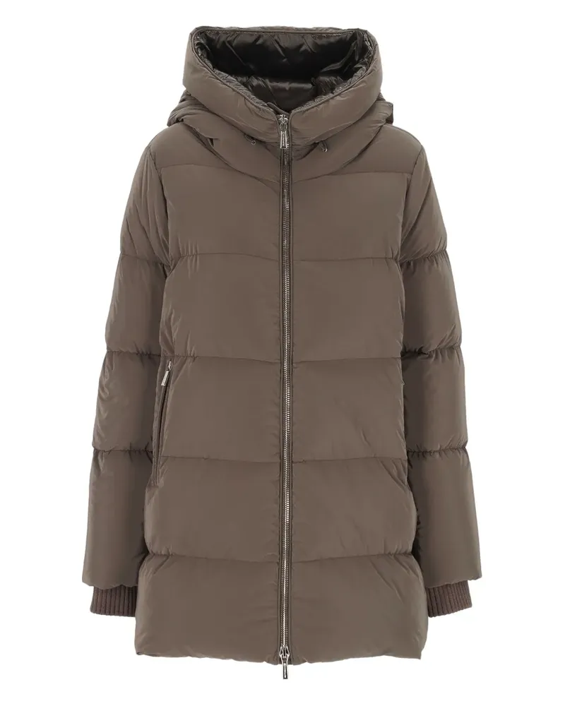 MOORER Klassische Kapuzenjacke - Braun Braun