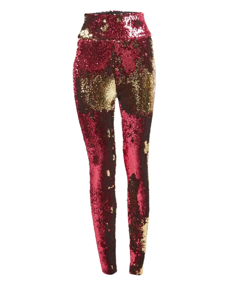 Alexandre Vauthier Hose mit Pailletten - Rot Rot
