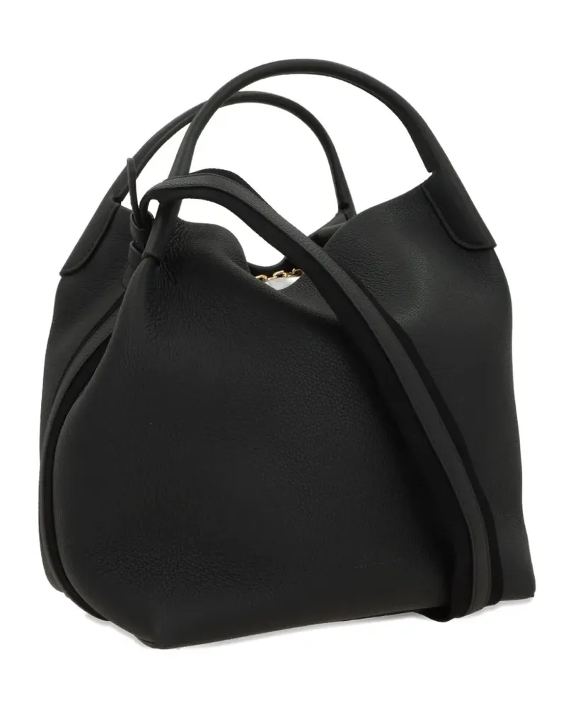 Loro Piana Handtasche aus Leder - Schwarz Schwarz
