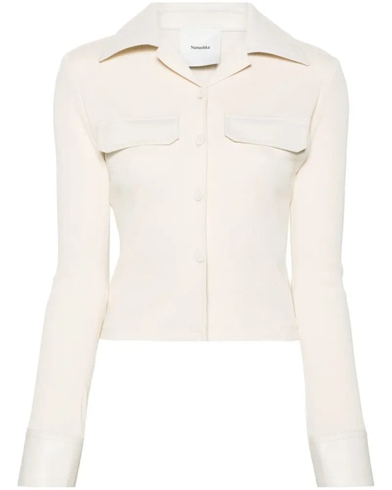 Nanushka Hemd aus Bio-Baumwolle - Nude Nude