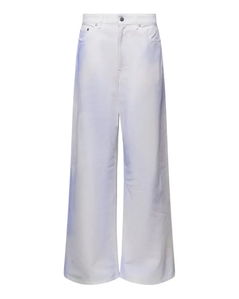 Stella McCartney sprayed wide-leg jeans - Weiß Weiß