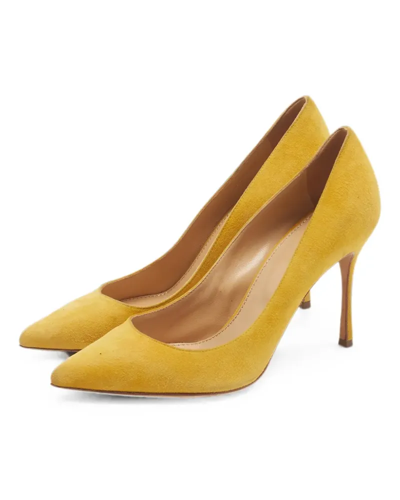 Sergio Rossi suede pumps - Gelb Gelb