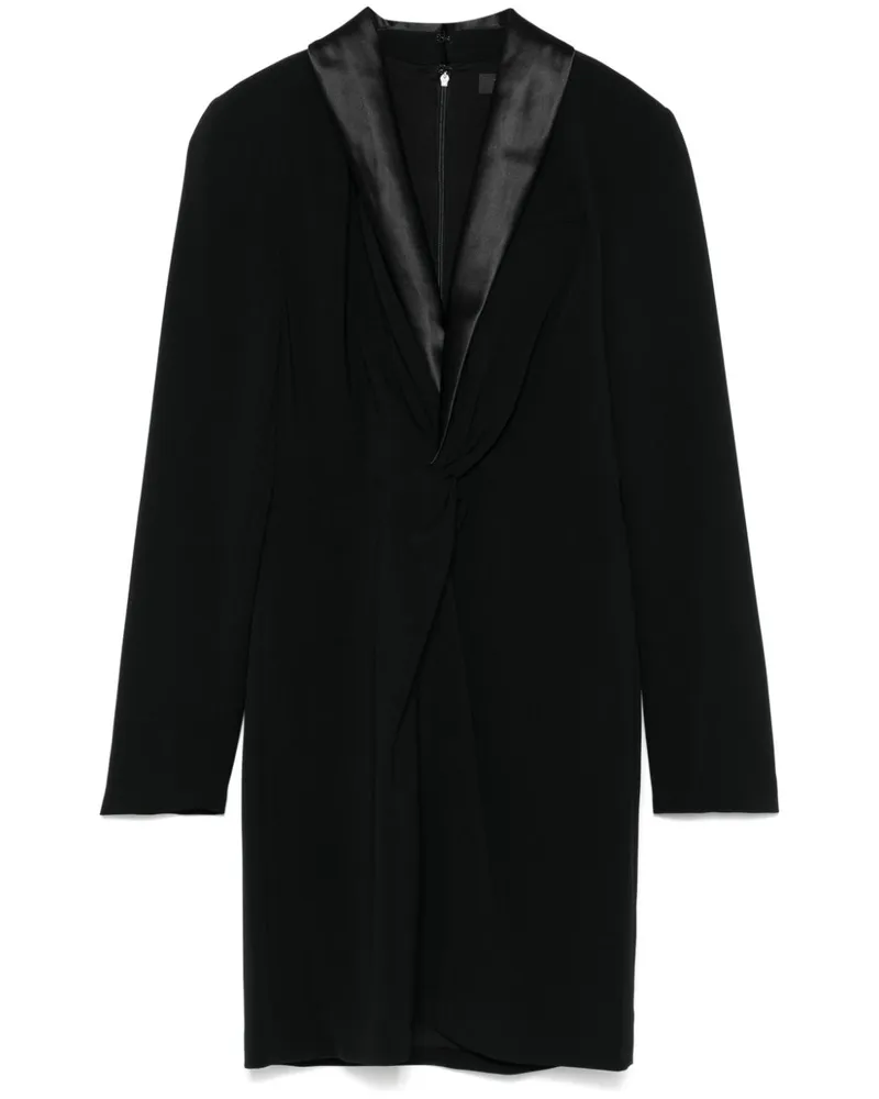Ralph Lauren Minikleid aus Krepp - Schwarz Schwarz