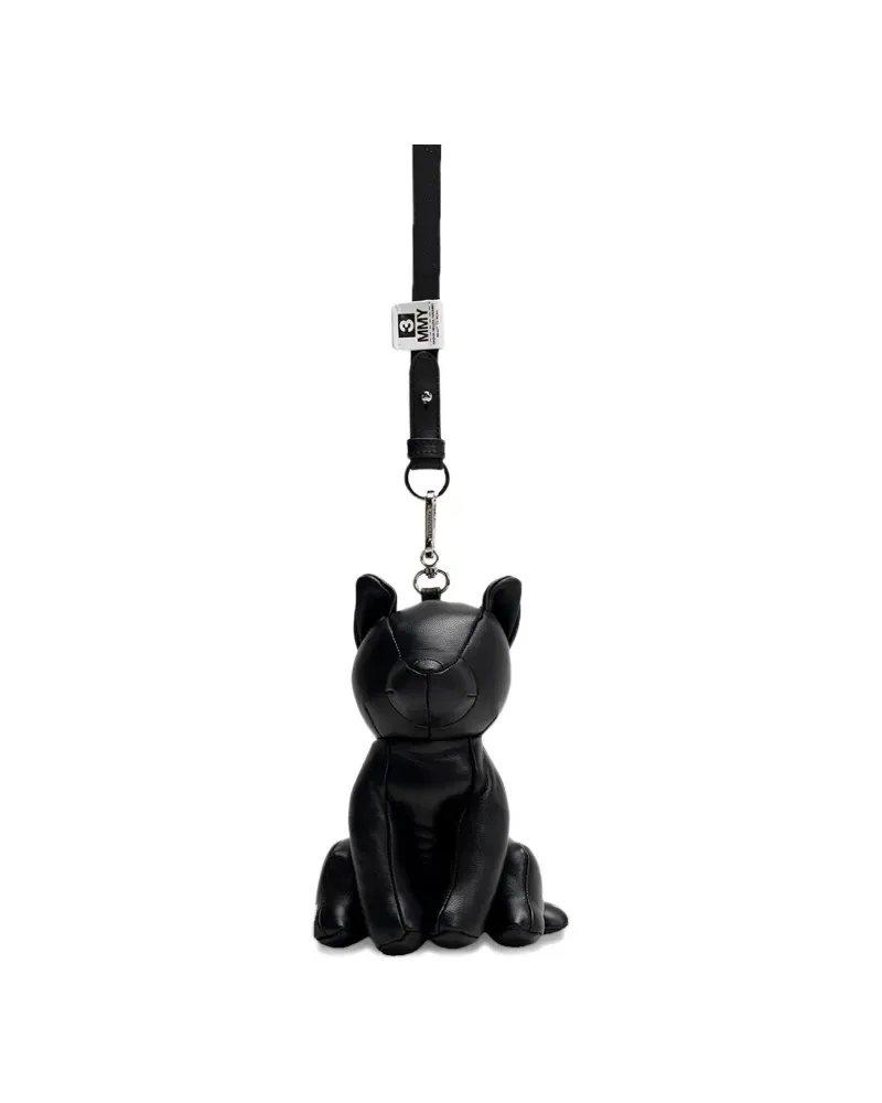 MIHARAYASUHIRO mini Dolls Cat shoulder bag - Schwarz Schwarz