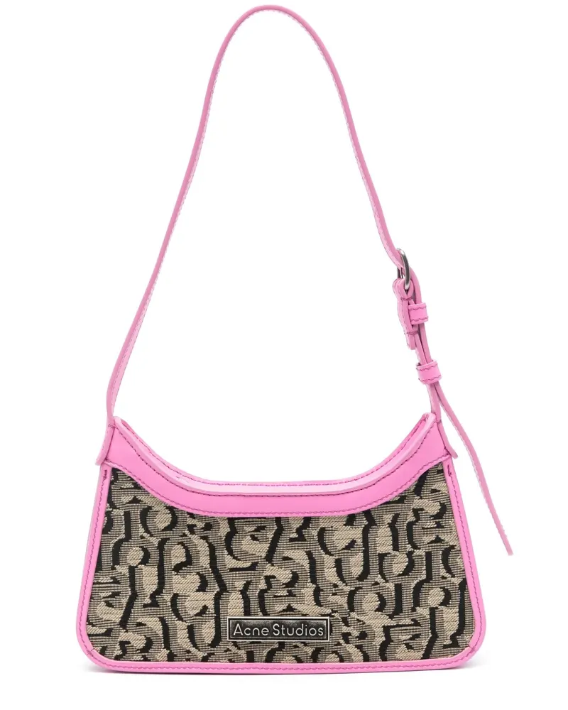 Acne Studios Micro Platt Schultertasche - Nude Nude