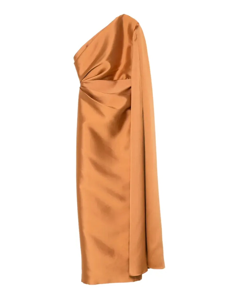 Solace London Veya One-Shoulder-Kleid - Braun Braun