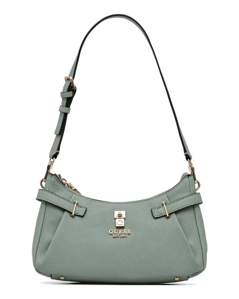 Guess Yesba Schultertasche mit Schnallendetail - Grün Grün