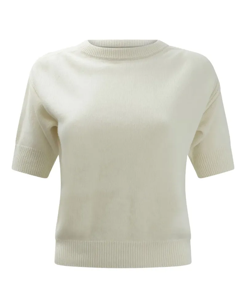 Sa Su Phi Oberteil aus Kaschmir - Weiß Weiß