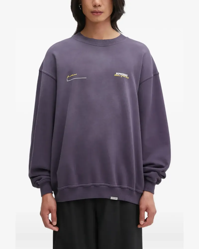 REPRESENT Patron of the Club crew-neck sweatshirt - Violett Violett