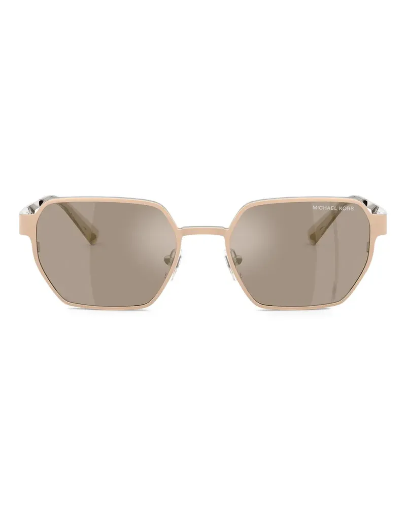 Michael Kors Geometrische Sonnenbrille - Gold Gold