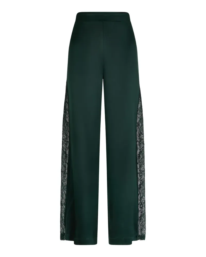 Aubade Midnight Whisper Pyjama-Hose mit Spitzeneinsatz - Grün Grün