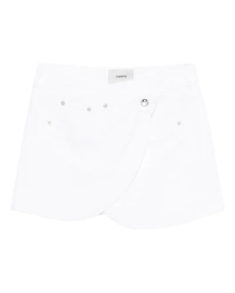 COPERNI studded overlap mini skirt - Weiß Weiß