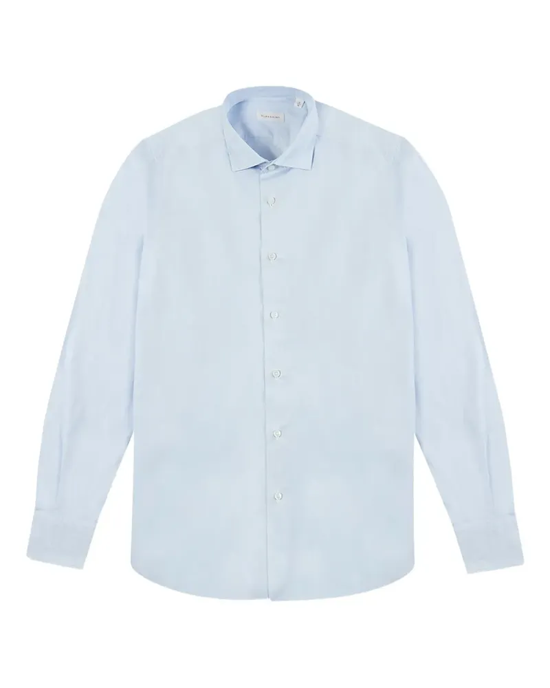 Glanshirt Klassisches Hemd - Blau Blau