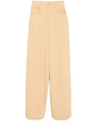 Maison Margiela Twill-Hose Braun