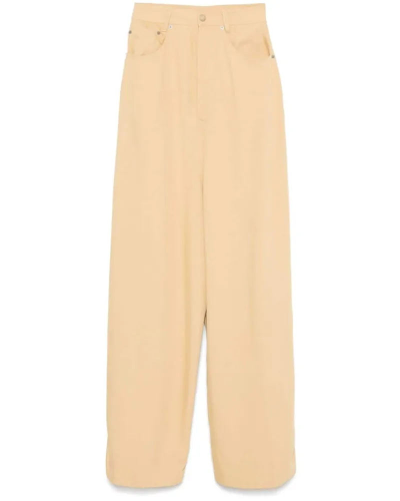 Maison Margiela Jeans mit tiefem Schritt - Braun Braun