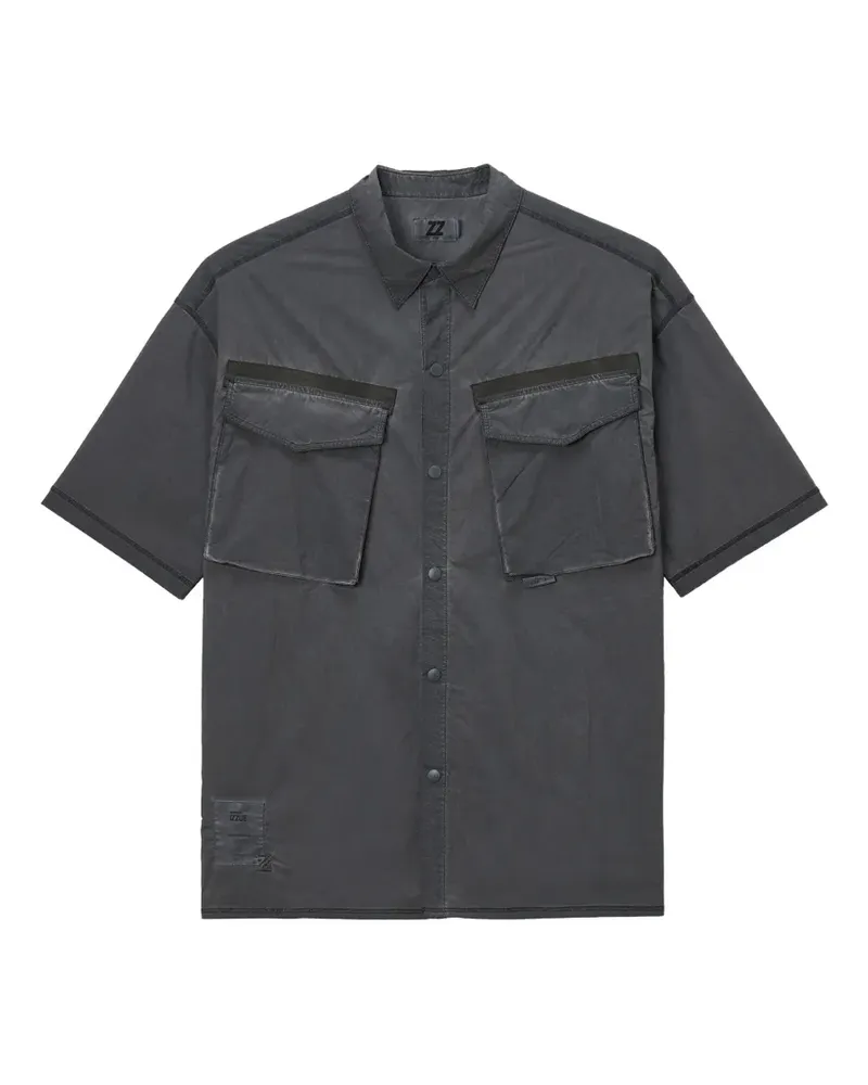 Izzue pocket shirt - Grau Grau