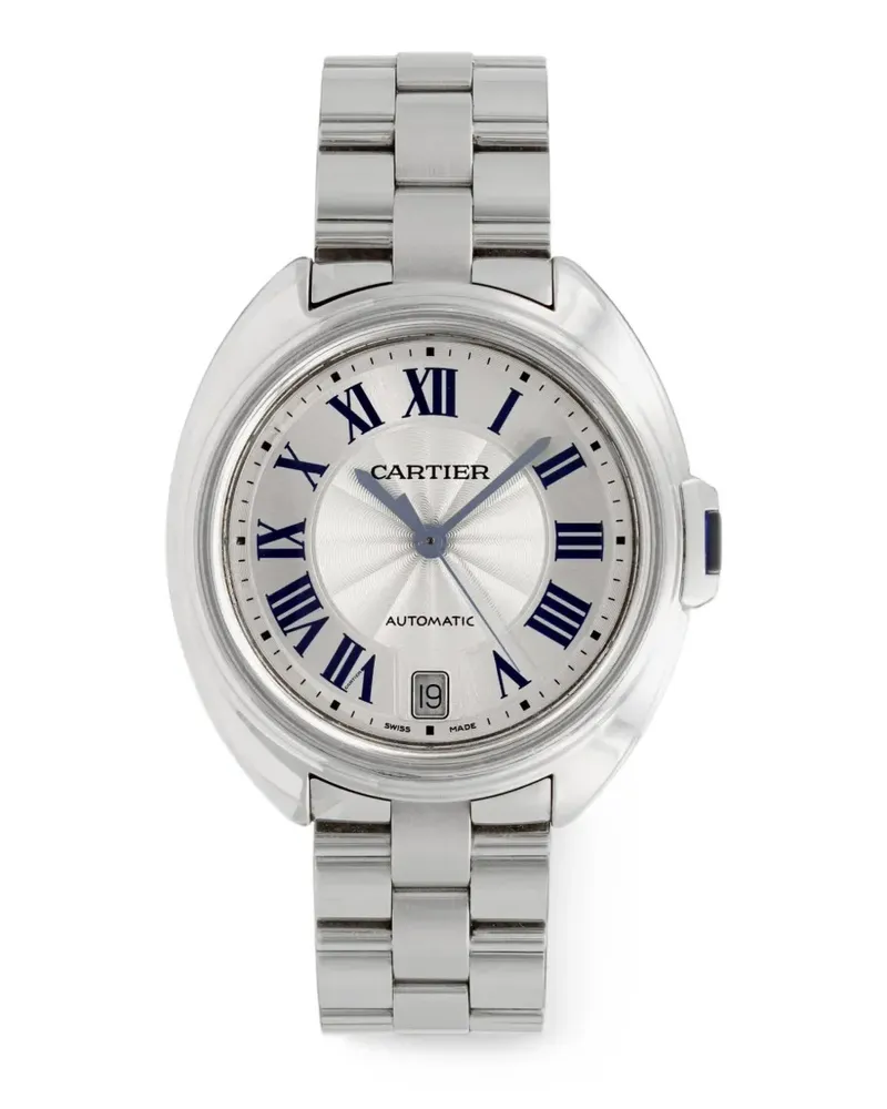 Cartier Clé Armbanduhr 35 mm - Silber Silber