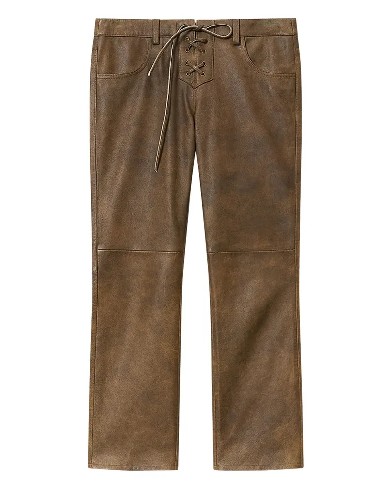 Isabel Marant Vanel Hose mit Schnürung - Grün Grün