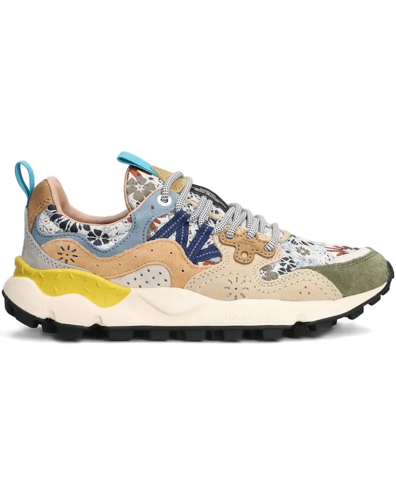 Flower MOUNTAIN Yamano 3 Sneakers mit Blumen-Print - Blau Blau
