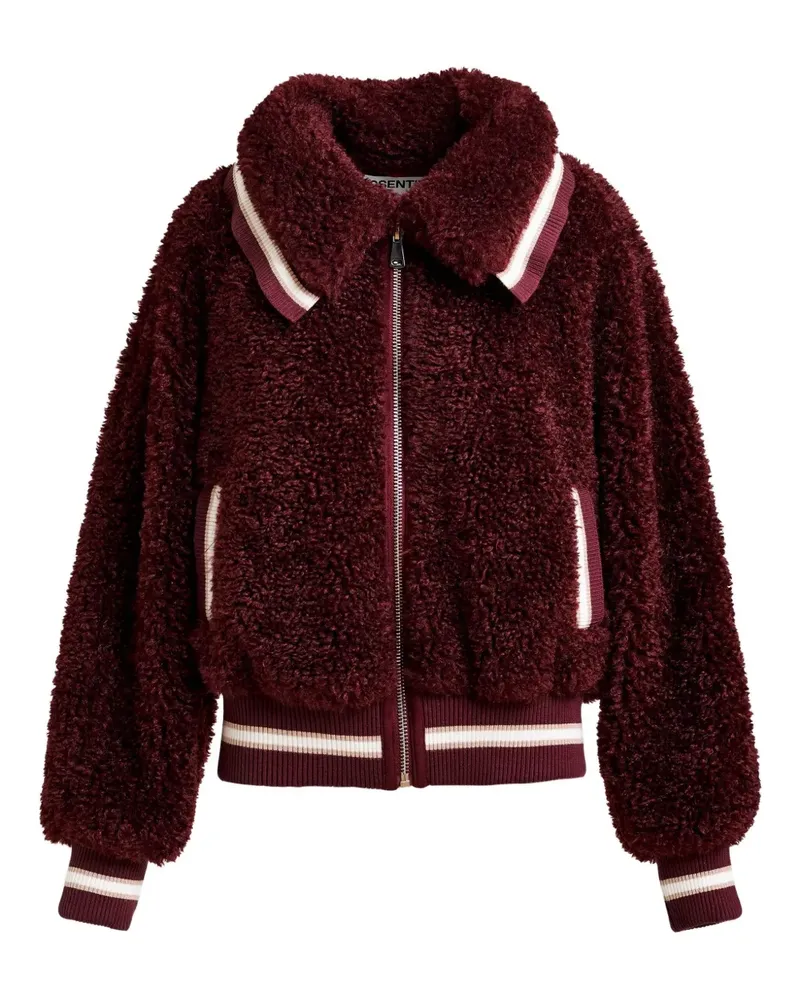 Essentiel Jacke aus Faux Fur - Rot Rot