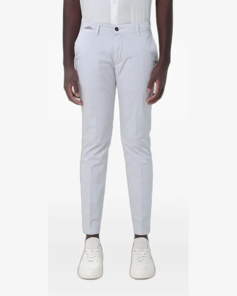 XC slim-fit gabardine trousers - Grau Grau