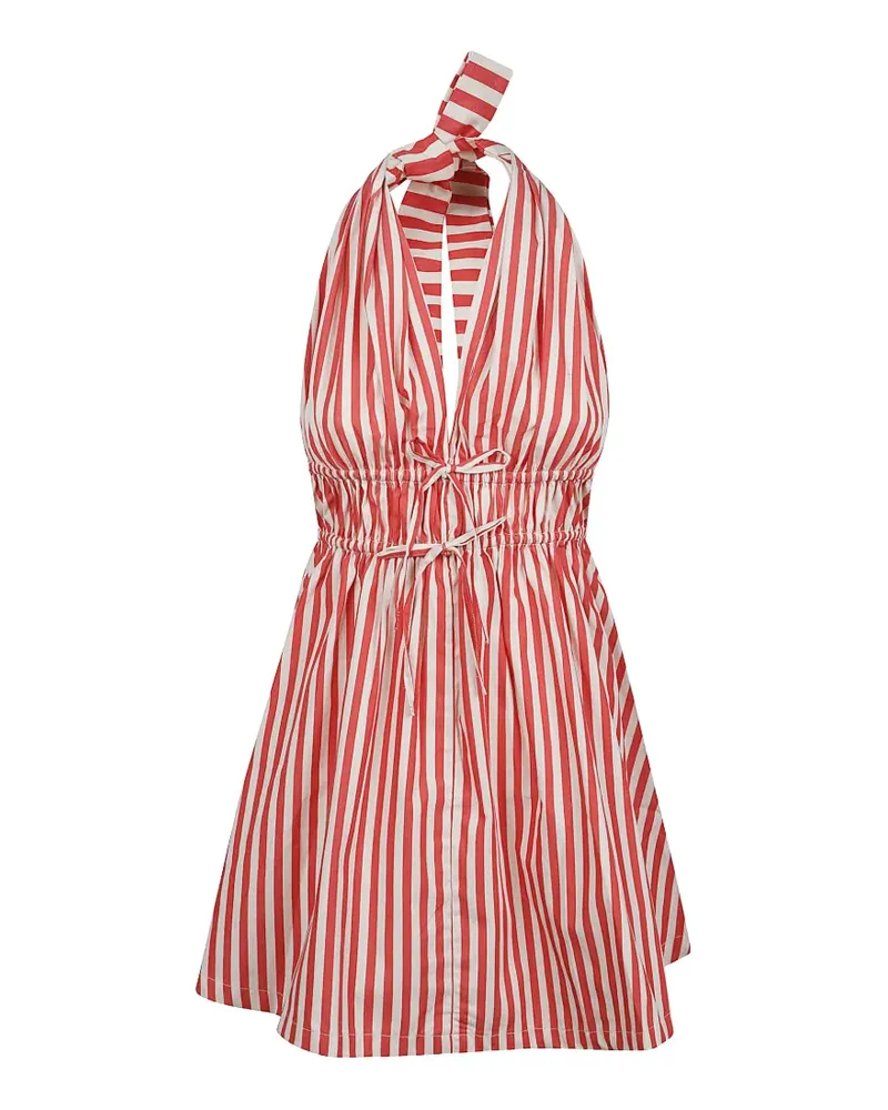 Faithfull The Brand Ermita striped halter dress - Rot Rot