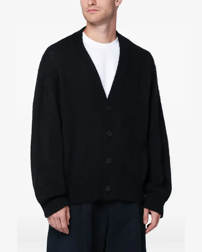 Studio Nicholson Trey Cardigan - Schwarz Schwarz